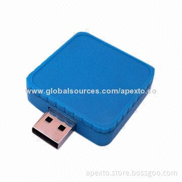 Promotional Swivel USB Flash Drive with Different Colors and Plug-and-play Function